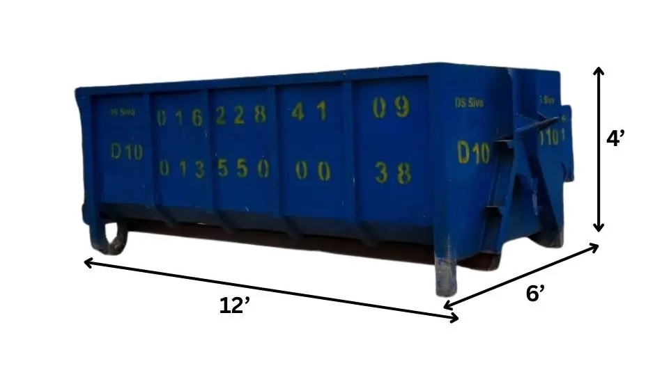 Roro Medium 4ft x 6ft x 12ft